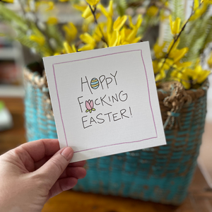 Hoppy Fucking Easter-Greeting Card