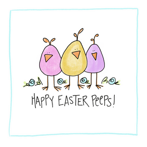 Easter Peeps-Greeting Card