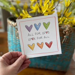 All For Love-Greeting Card