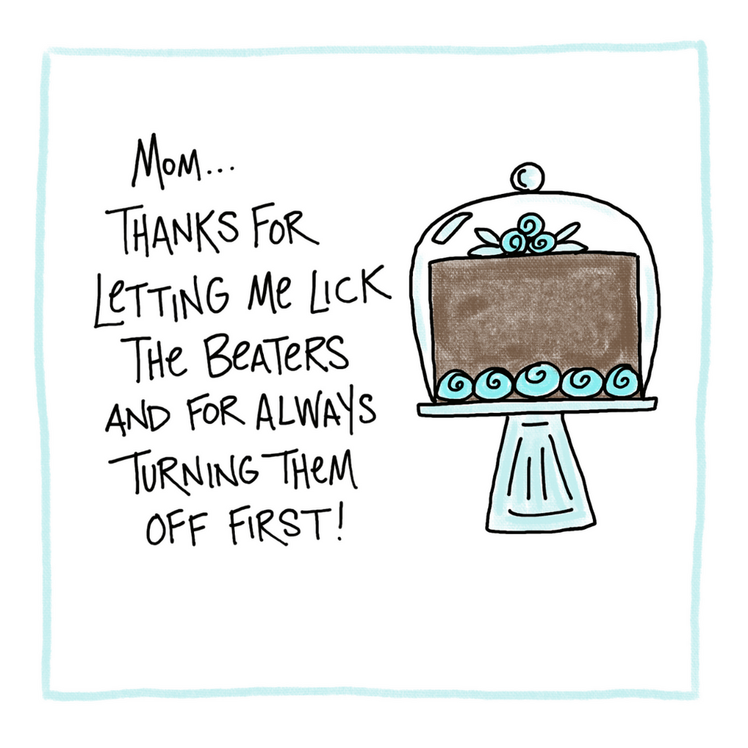 Lick The Beaters-Greeting Card