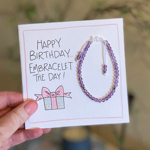 Happy Birthday...EMBRACElet The Day-Bracelet Card