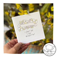 Load image into Gallery viewer, I Do-Personalized Wedding Greeting Card