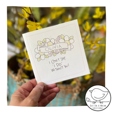 Load image into Gallery viewer, I Do-Personalized Wedding Greeting Card