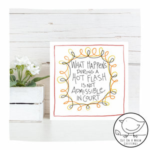 Hot Flash-Greeting Card