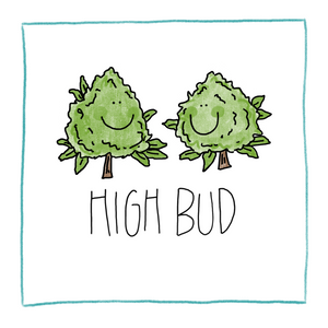 High Bud-Greeting Card