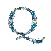 Load image into Gallery viewer, Q - Initial - 5"x5" Print