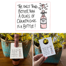 Load image into Gallery viewer, Champagne-Bottle Note
