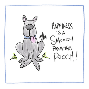 A Smooch From The Pooch-Greeting Card