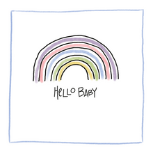 Load image into Gallery viewer, Hello Baby Rainbow-Greeting Card
