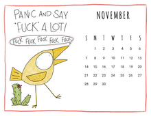 Load image into Gallery viewer, 2027 CALENDAR - Fabulous Feathered Fuckery
