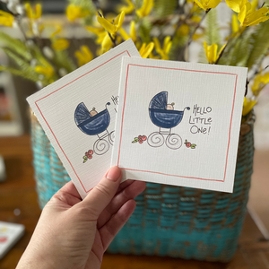 Hello Little One-Greeting Card