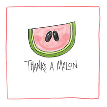 Load image into Gallery viewer, Thanks A Melon-Greeting Card
