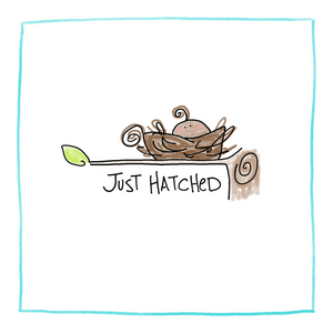 Just Hatched-Greeting Card