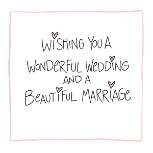Beautiful Marriage-Greeting Card