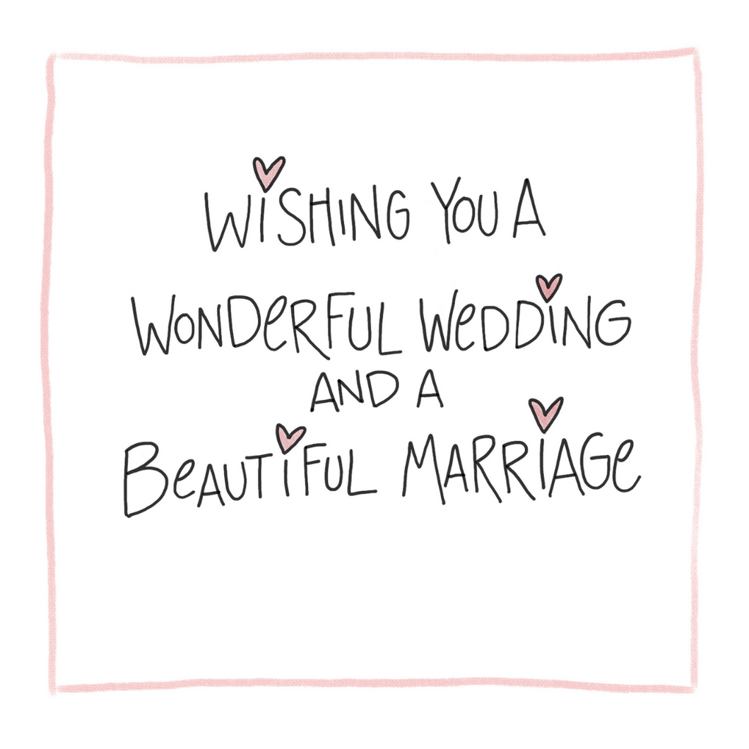 Beautiful Marriage-Greeting Card