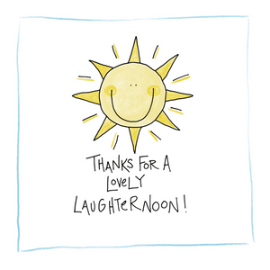 Laughternoon (Thank You)-Greeting Card