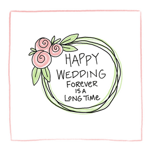 Happy Wedding-Greeting Card