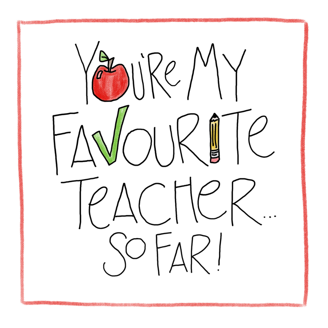 Favourite Teacher Greeting Card