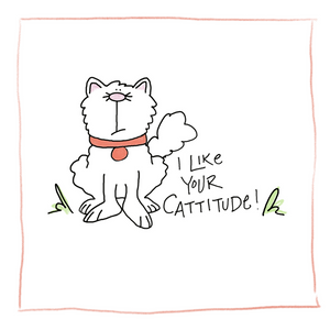 Cattitude-Greeting Card