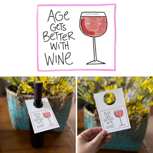 Age Gets Better With Wine-Bottle Note