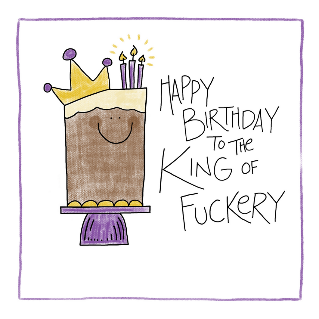 The King-Greeting Card