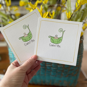 Sweet Pea-Greeting Card
