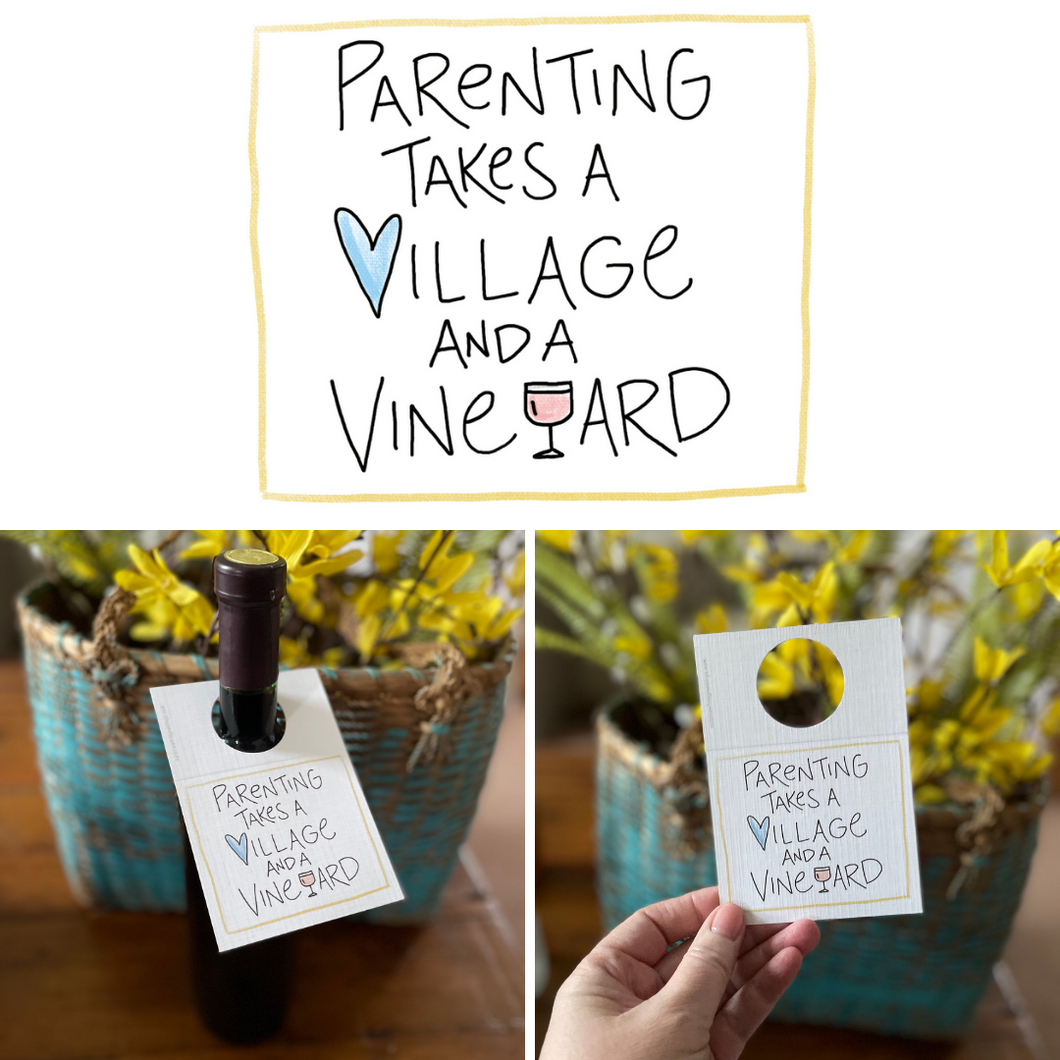 Village & Vineyard-Bottle Note