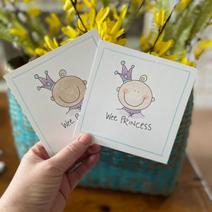 Wee Princess-Greeting Card