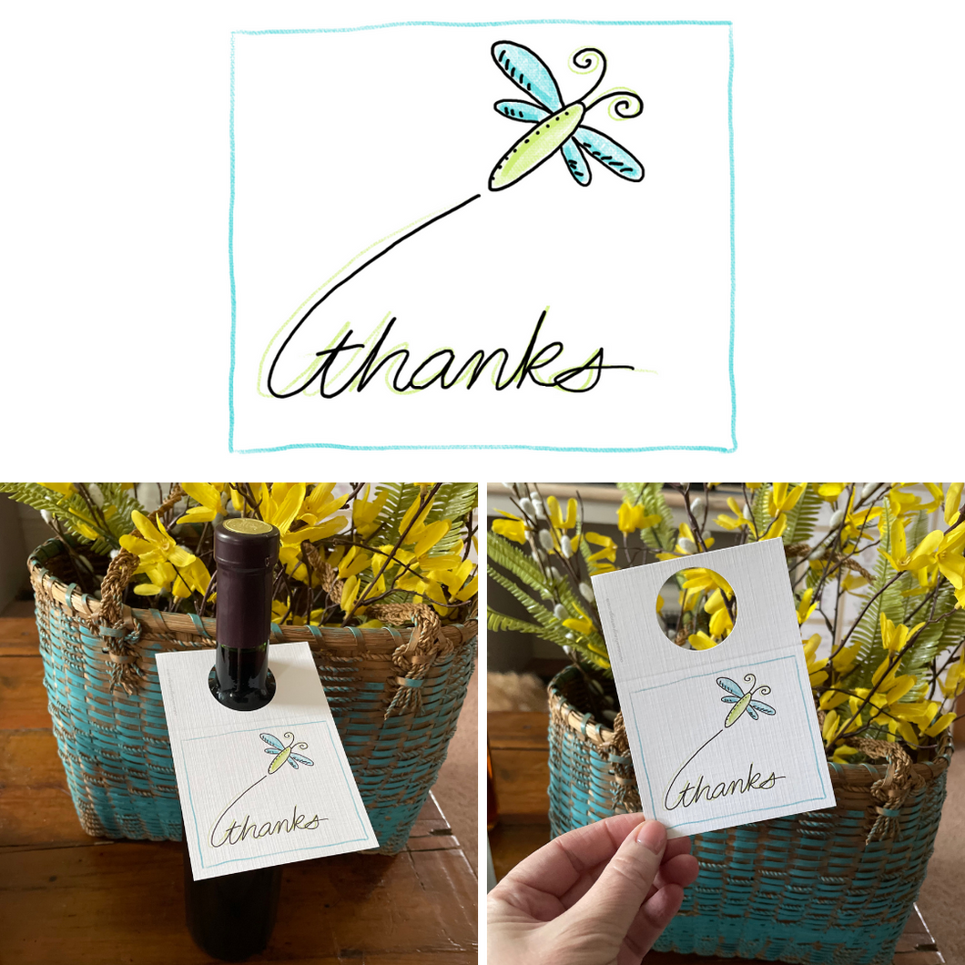 Thanks (Dragonfly)-Bottle Note