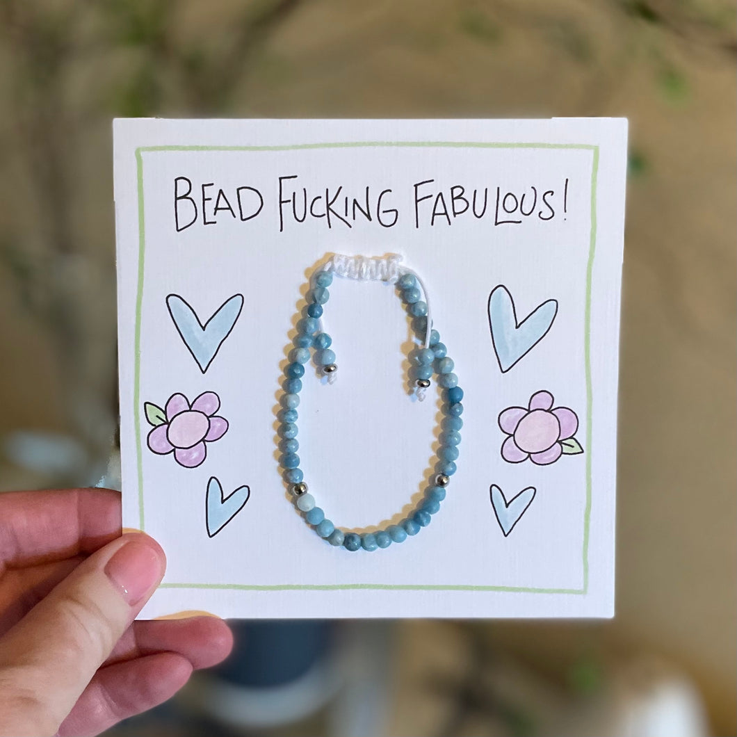BEad Fucking Fabulous-Bracelet Card