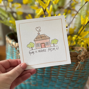 Home Is Where Mom Is-Greeting Card