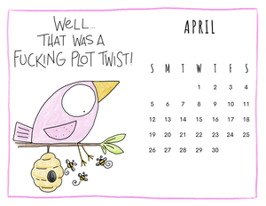 2026 CALENDAR - Fabulous Feathered Fuckery
