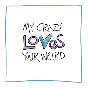 Crazy Weird-Greeting Card