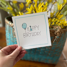 Load image into Gallery viewer, Balloon &amp; Hat-Greeting Card
