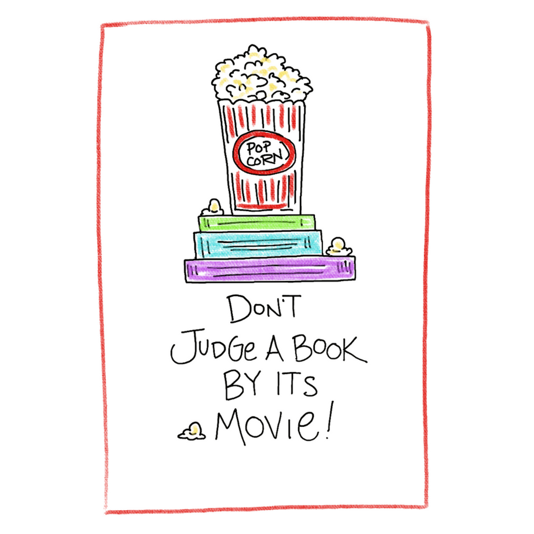 Don't Judge A Book -Bookmark Card