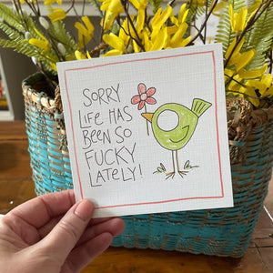 A Little Fucky-Greeting Card
