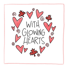 Load image into Gallery viewer, With Glowing Hearts-Greeting Card

