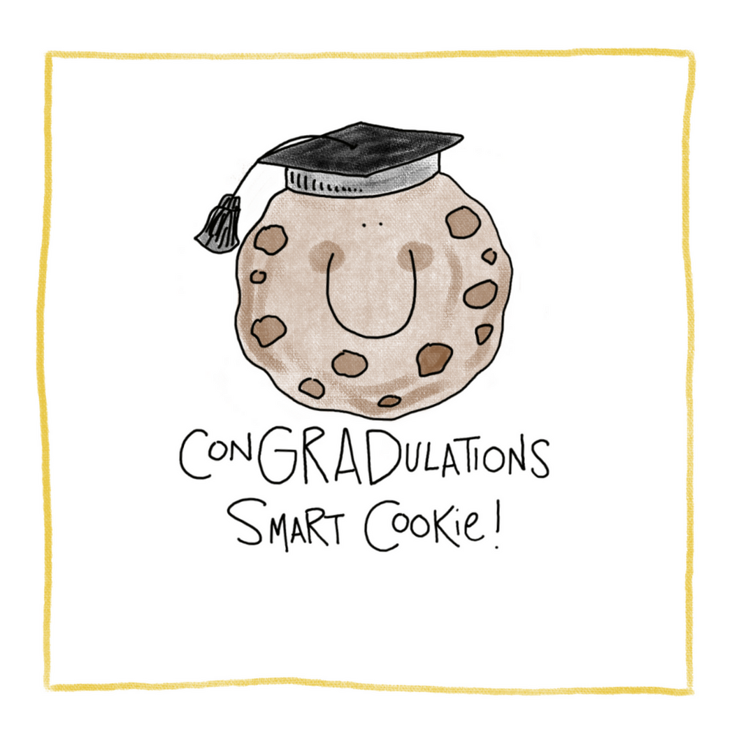 Smart Cookie (Graduation)-Greeting Card
