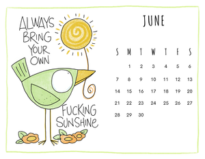 2026 CALENDAR - Fabulous Feathered Fuckery