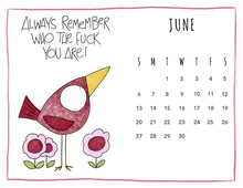 Load image into Gallery viewer, 2027 CALENDAR - Fabulous Feathered Fuckery
