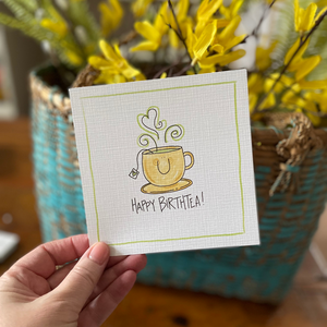 Happy Birthtea -Greeting Card