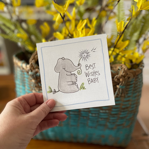 Elephant Wishes-Greeting Card