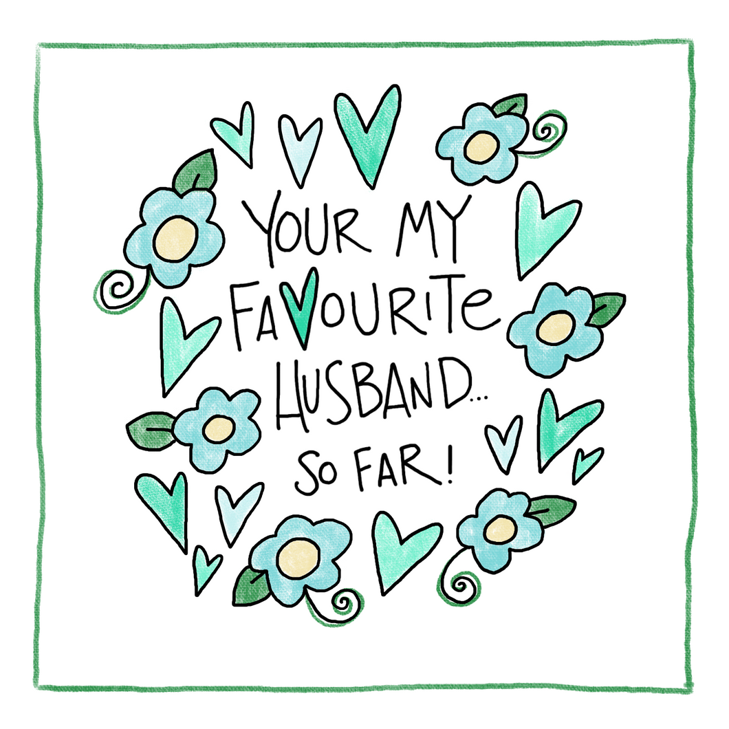 Favourite Husband-Greeting Card