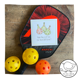 Balls (Pickleball)-Greeting Card