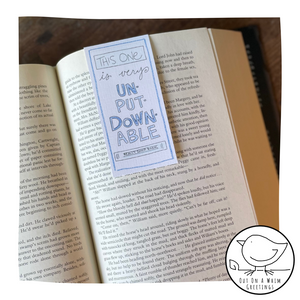 Just One More Page -Bookmark Card