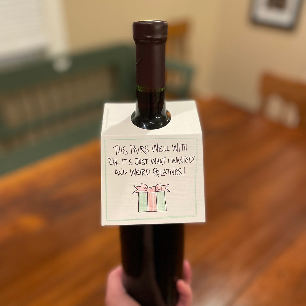 Weird Relatives - Holiday Bottle Note