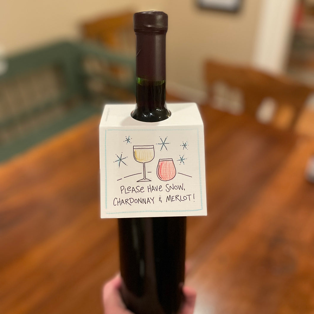 Chardonnay & Merlot - Holiday Bottle Note