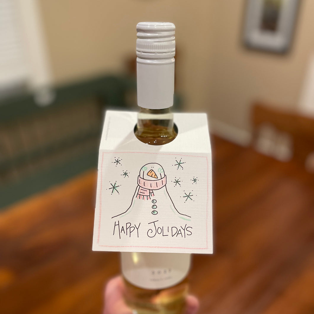 Happy Jolidays- Holiday Bottle Note