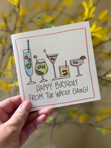 Whole Gang-Greeting Card