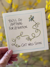 Load image into Gallery viewer, Attention-Greeting Card
